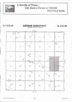 Arthur Township Directory Map, Cass County 2007